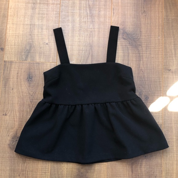 Kimchi Blue Tops - UO Black Babydoll Tank Top